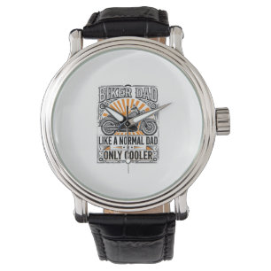 Biker Dad Vintage Motorcycle Vector Design_1 Watch