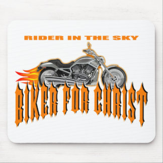 Biker For Christ Mouse Pad