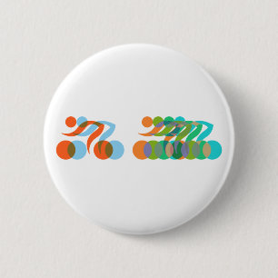 Biker freak 2 inch round button