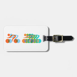 Biker freak luggage tag