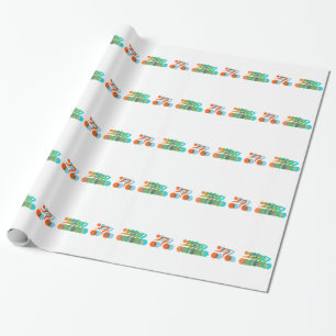 Biker freak wrapping paper