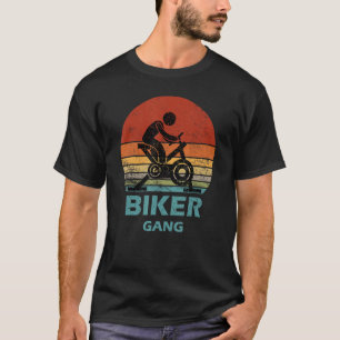 Biker Gang  Spin Saying Gym Workout Spinning Class T-Shirt