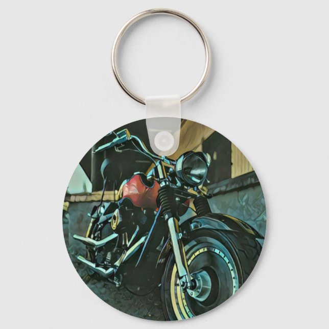 Biker gifts keychain (Front)