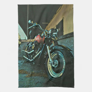 Biker gifts kitchen towel