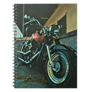 Biker gifts notebook