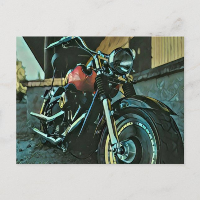 Biker gifts postcard (Front)
