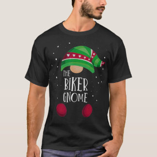 Biker Gnome Matching Christmas PJs Family Pajamas T-Shirt