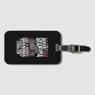 Biker Grandma - Motorbike Grandma Biker Grandma Luggage Tag
