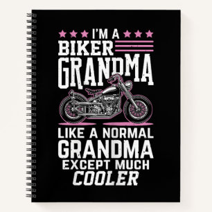 Biker Grandma - Motorbike Grandma Biker Grandma Notebook