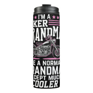 Biker Grandma - Motorbike Grandma Biker Grandma Thermal Tumbler