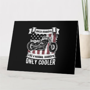 Biker Grandpa Ride Motorcycles Motorcycle Lovers R Card