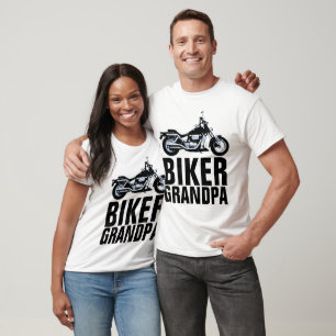 BIKER GRANDPA T-shirts, Motorcycle T-Shirt