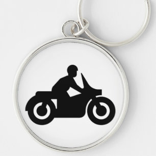 BIKER GUY KEYCHAIN