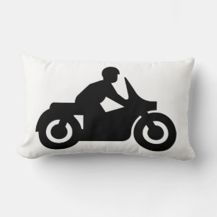 BIKER GUY LUMBAR PILLOW