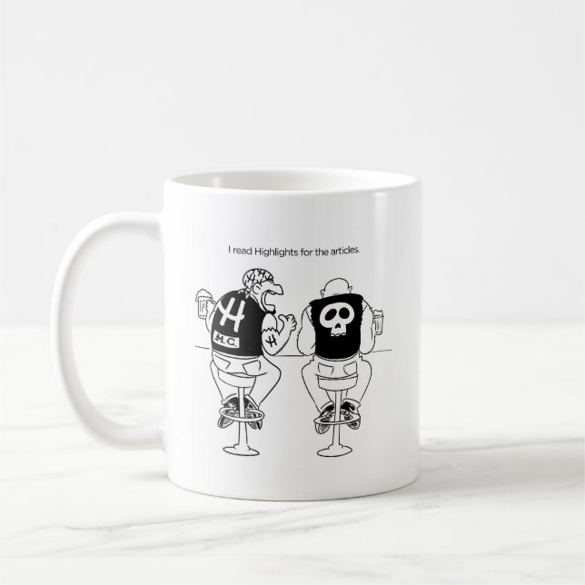 Biker Guys at Bar Mug (Left)