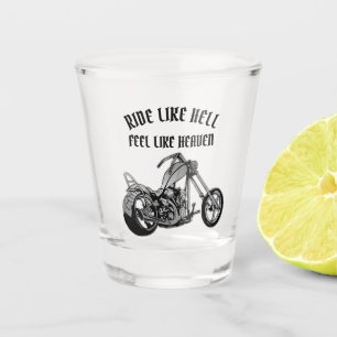 Biker Heaven  Shot Glass