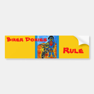 Biker Joanne Bumper Sticker