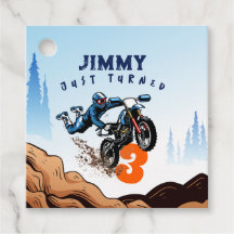 Biker Kid Dirt Stunt Bike Birthday