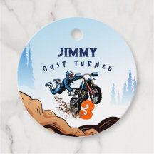 Biker Kid Dirt Stunt Bike Birthday