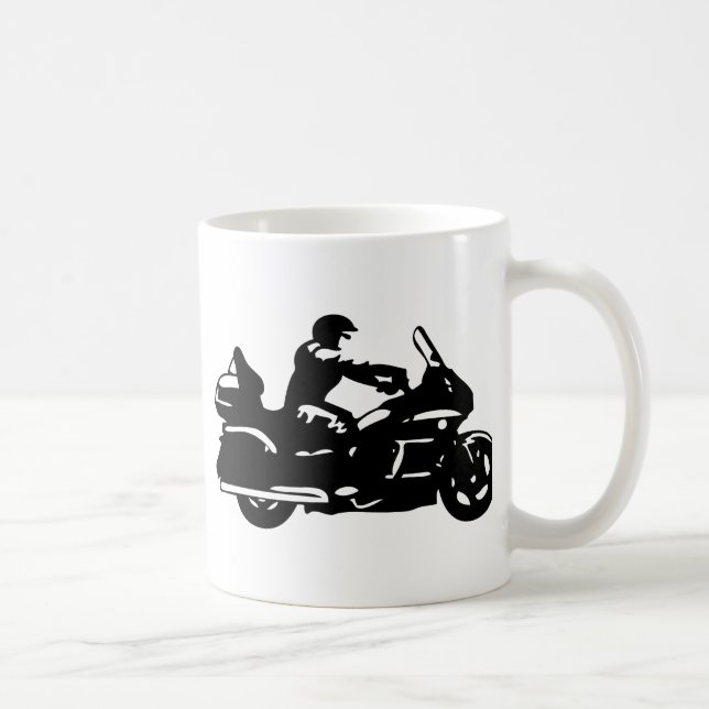 biker motorcycle moto goldwing coffee mug (Right)