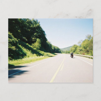 Biker Postcard -- A Beautiful Ride