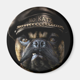 Biker Pug Magnet