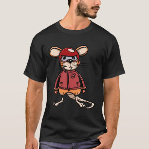 Biker Rat   Mouse T-Shirt