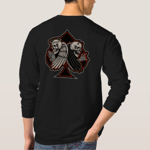Biker Saint or Sinner Ace of Spades Old School T-Shirt