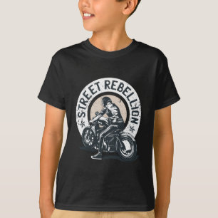 Biker Scorcher on a Motorcycle T-Shirt