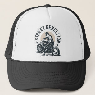 Biker Scorcher on a Motorcycle Trucker Hat