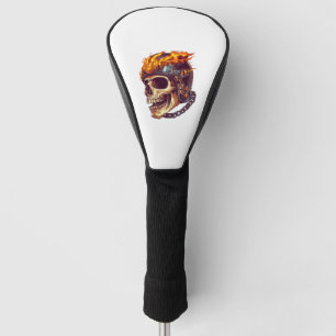 Biker Skull Reaper Golf Head Cover