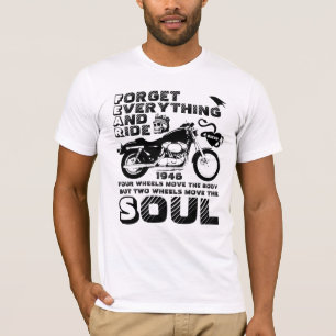 Biker Soul, Personalised Date of Birth T-Shirt