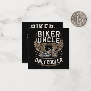Biker Uncle Motorcycle Father's Day Card