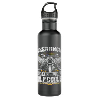 Biker Uncle Motorcycle Fathers Day for Fathers 710 Ml Water Bottle