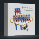 Biker WEDDING in Las Vegas Personalized Binder<br><div class="desc">Biker WEDDING in Las Vegas Personalized Binder
Front of album  add names of Bride & Groom and Date of wedding
Optional on back of album,   you can add location where you got married in Las Vegas!</div>