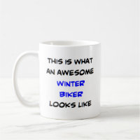 biker winter, awesome