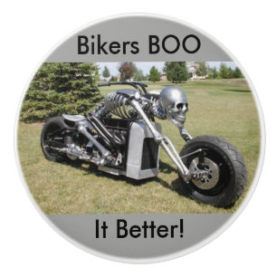 Bikers BOO it Better Skeleton Motorcycle knobs