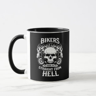 Bikers Born In Straight From Hell, Mug