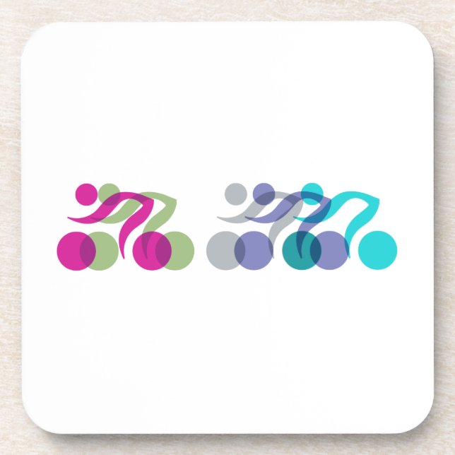 Bikers cool logo coaster (Front)