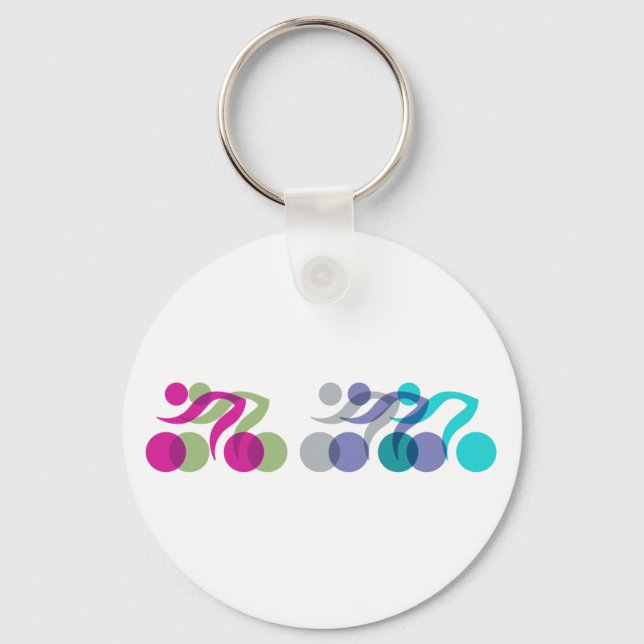 Bikers cool logo keychain (Front)