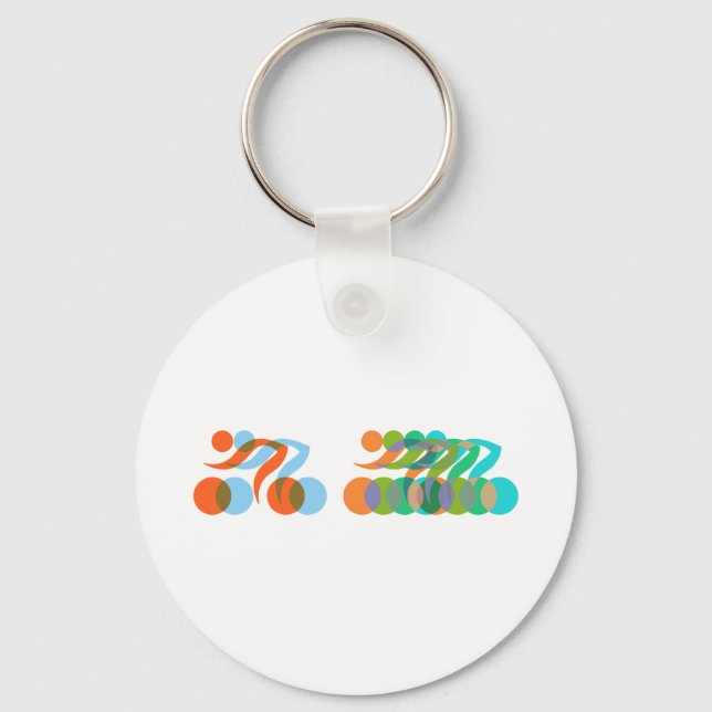 Bikers, Cyclers Freaks Keychain (Front)