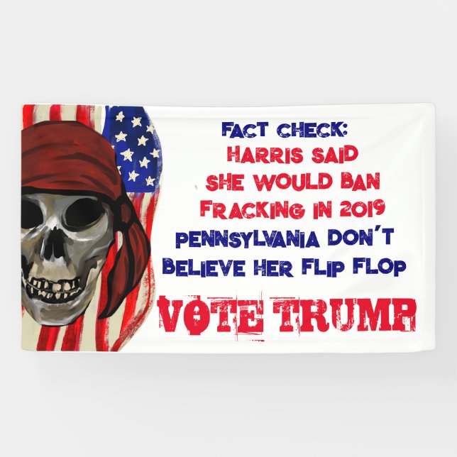 BIKERS FOR TRUMP BANNER (Horizontal)