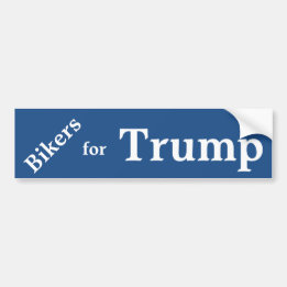 Bikers for Trump Bumper Sticker. Bumper Sticker