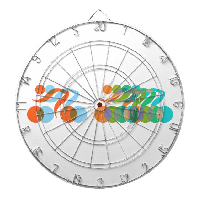 Bikers Freak Dartboard (Front)