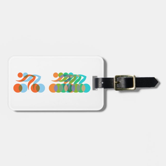 Bikers Freak Luggage Tag (Front Horizontal)