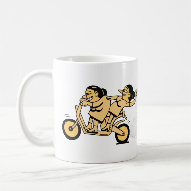 Bikers. Goin for It. Coffee Mug (Left)