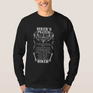 Bikers Prayer Motorcycle Christian Biking Motorcyc T-Shirt
