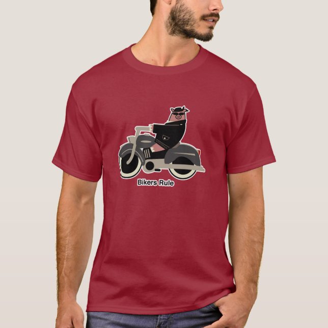 bikers rule T-Shirt (Front)