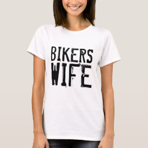 BIKERS WIFE t-shirts