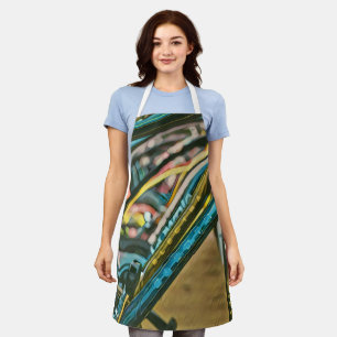 Bikes artwork apron